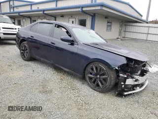 2023 BMW 7 Series 760i xDrive with VIN WBA33EJ04PCN52350, listed as a Copart auction lot 44487295 with 10,878 mi miles and Salvage title. Bid and sale history available at DreamBid. Image 4.
