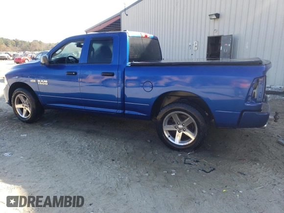 2017 Ram 1500 Express with VIN 1C6RR7FT4HS636032, listed as a Copart auction lot 78514034 with 122,678 mi miles and Salvage Title. Bid and sale history available at carsss.com. Image 2.