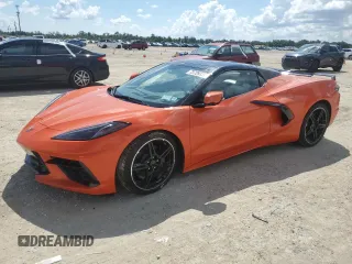 2021 Chevrolet Corvette 2LT with VIN 1G1YB3D44M5112278, listed as a Copart auction lot 73729174 with 0 mi miles and Salvage Title. Bid and sale history available at carsss.com. Image 1.