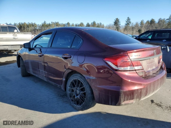 2015 Honda Civic Sedan LX with VIN 19XFB2F53FE291810, listed as a Copart auction lot 47357085 with 81,915 mi miles and Salvage Title. Bid and sale history available at carsss.com. Image 2.