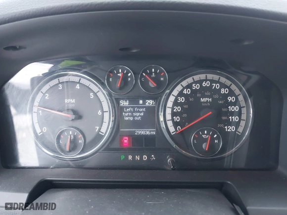 2010 Dodge Ram 1500 Sport with VIN 1D7RV1CT6AS215298, listed as a IAAI auction lot 41302229 with 299,836 mi miles. Bid and sale history available at carsss.com. Image 7.