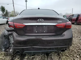 2019 Infiniti Q50 3.0t LUXE with VIN JN1EV7AP7KM512655, listed as a Copart auction lot 52543265 with 68,501 mi miles and Salvage Title. Bid and sale history available at carsss.com. Image 6.
