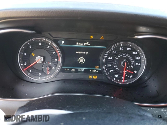 2021 Genesis G70 2.0T with VIN KMTG34LA4MU077004, listed as a Copart auction lot 71836194 with 51,624 mi miles and Salvage title. Bid and sale history available at DreamBid. Image 9.