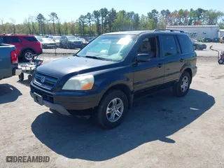 2005 Honda Pilot EX-L with RES with VIN 5FNYF18665B023730, listed as a IAAI auction lot 41989012 with 202,022 mi miles. Bid and sale history available at carsss.com. Image 2.