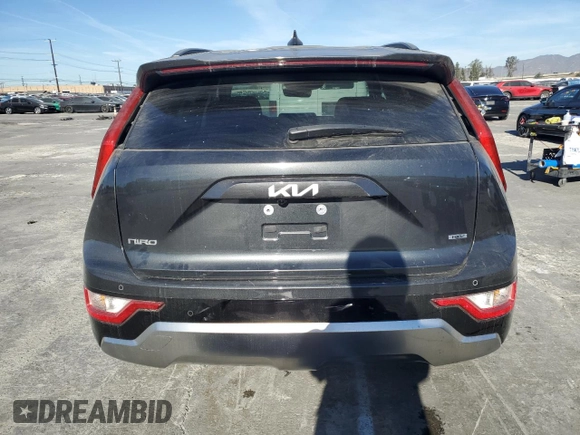 2024 Kia Niro EX Touring with VIN KNDCR3LE4R5142184, listed as a Copart auction lot 42206645 with 5,447 mi miles and Salvage Title. Bid and sale history available at carsss.com. Image 6.