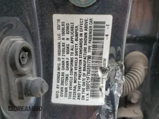 2016 Honda Civic EX-L z VIN 19XFC1F7XGE017790, wystawiony jako Copart lot #53608425 z przebiegiem 119 715 mil mil oraz Szkoda całkowita • Salvage title. Historia ofert i sprzedaży dostępna na DreamBid. Obrazek 14.