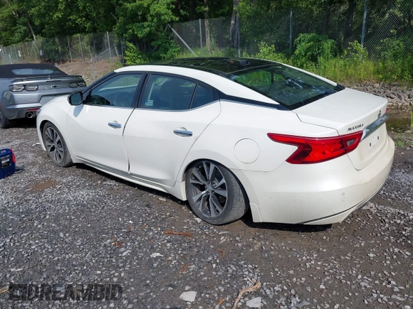 2016 Nissan Maxima SL with VIN 1N4AA6AP8GC411709, listed as a IAAI auction lot 42722641 with 155,588 mi miles and . Bid and sale history available at DreamBid. Image 3.