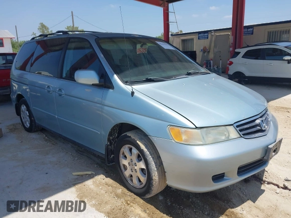 2003 Honda Odyssey EX with VIN 5FNRL18623B137962, listed as a IAAI auction lot 42155182 with 117,034 mi miles and . Bid and sale history available at DreamBid. Image 1.