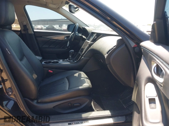 2016 Infiniti Q50 with VIN JN1EV7AR4GM341789, listed as a IAAI auction lot 42047372 with 107,590 mi miles and . Bid and sale history available at DreamBid. Image 5.