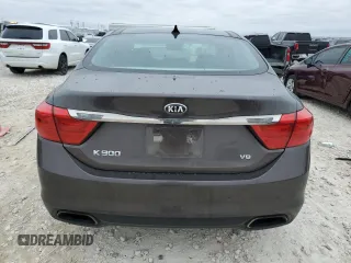2015 Kia K900 Premium with VIN KNALU4D42F6026740, listed as a Copart auction lot 46062555 with 102,913 mi miles and Salvage Title. Bid and sale history available at carsss.com. Image 6.