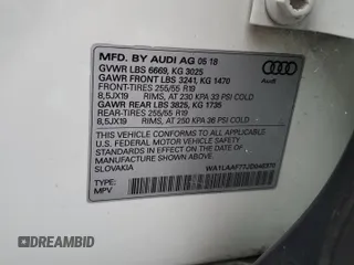 2018 Audi Q7 Premium Plus с VIN WA1LAAF77JD046370, выставлен на аукционе Copart как лот 64302635 с пробегом 91 531 миль миль и Чистый • Clean title. История ставок и продаж доступна на DreamBid. Изображение 12.