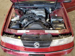 1991 Mercury Cougar z VIN 1MEPM60T4MH652996, wystawiony jako Copart lot #43811635 z przebiegiem 129 452 mil mil oraz Nie do naprawy • Non repairable. Historia ofert i sprzedaży dostępna na DreamBid. Obrazek 11.