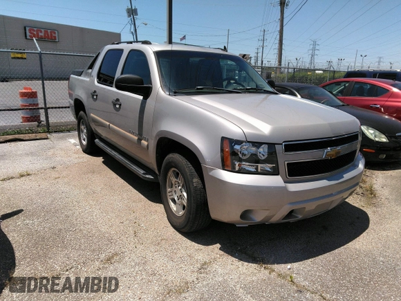 2007 Chevrolet Avalanche LTZ z VIN 3GNEC12087G182432, wystawiony jako IAAI lot #42344553 z przebiegiem Nie podano mil oraz . Historia ofert i sprzedaży dostępna na DreamBid. Obrazek 1.