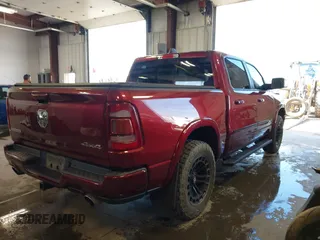 2019 Ram 1500 Laramie with VIN 1C6SRFJT8KN696341, listed as a IAAI auction lot 42473209 with 55,480 mi miles and . Bid and sale history available at DreamBid. Image 4.