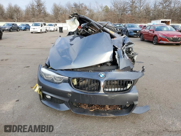 2018 BMW 4 Series 430i xDrive with VIN WBA4W5C51JAA49675, listed as a Copart auction lot 45585095 with Not provided miles and Salvage title. Bid and sale history available at DreamBid. Image 5.