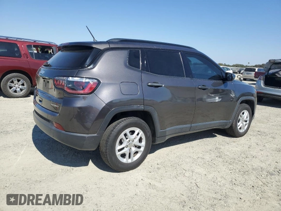 2017 Jeep Compass Sport с VIN 3C4NJCAB4HT629389, выставлен на аукционе Copart как лот 65081995 с пробегом 144 119 миль миль и Чистый • Clean title. История ставок и продаж доступна на DreamBid. Изображение 3.
