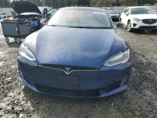 2016 Tesla Model S 90D with VIN 5YJSA1E24GF172713, listed as a Copart auction lot 50810655 with 61,156 mi miles and Salvage Title. Bid and sale history available at carsss.com. Image 5.