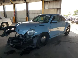 2014 Volkswagen Beetle with VIN 3VWH17AT4EM664448, listed as a Copart auction lot 72442064 with Not Provided miles and Salvage Title. Bid and sale history available at DreamBid. Image 1.