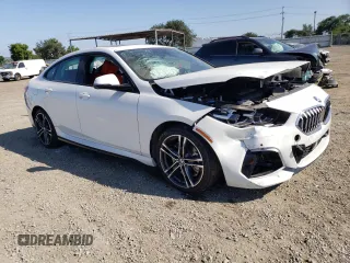 2021 BMW 2 Series 228i with VIN WBA53AK07M7H93052, listed as a Copart auction lot 59135483 with 12,834 mi miles. Bid and sale history available at carsss.com. Image 4.