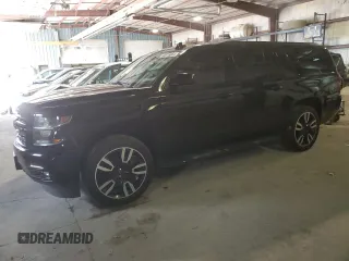 2019 Chevrolet Suburban Premier with VIN 1GNSKJKJ3KR150429, listed as a Copart auction lot 60276664 with 54,739 mi miles and Salvage Title. Bid and sale history available at DreamBid. Image 1.