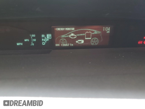 2010 Toyota Prius Four with VIN JTDKN3DU5A1093537, listed as a Copart auction lot 55380135 with 128,871 mi miles and Salvage Title. Bid and sale history available at DreamBid. Image 9.