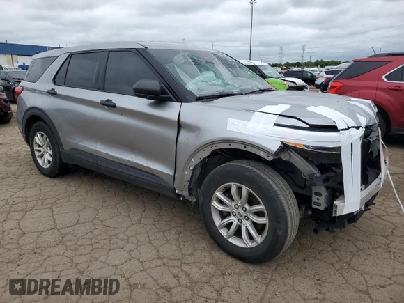 2021 Ford Explorer with VIN 1FMSK7BHXMGA68541, listed as a Copart auction lot 58784475 with 106,063 mi miles and Clean title. Bid and sale history available at DreamBid. Image 4.