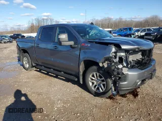 2021 Chevrolet Silverado 1500 RST with VIN 3GCUYEET5MG327263, listed as a Copart auction lot 82193514 with 46,081 mi miles and Salvage Title. Bid and sale history available at carsss.com. Image 4.