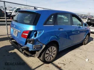 2014 Mercedes-Benz B Electric Drive with VIN WDDVP9AB0EJ003123, listed as a Copart auction lot 87091244 with 78,467 mi miles and Salvage Title. Bid and sale history available at DreamBid. Image 3.