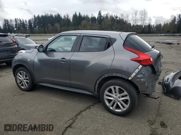 2014 Nissan Juke SV with VIN JN8AF5MV4ET480348, listed as a Copart auction lot 51174635 with 63,350 mi miles and Salvage Title. Bid and sale history available at DreamBid. Image 2.