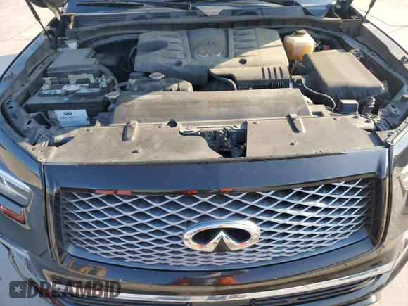 2019 Infiniti QX80 LUXE with VIN JN8AZ2NF9K9683385, listed as a Copart auction lot 62363624 with 95,335 mi miles and Clean Title. Bid and sale history available at carsss.com. Image 12.
