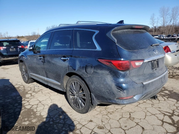 2016 Infiniti QX60 with VIN 5N1AL0MM9GC513759, listed as a Copart auction lot 84762314 with 163,714 mi miles and Salvage Title. Bid and sale history available at carsss.com. Image 2.