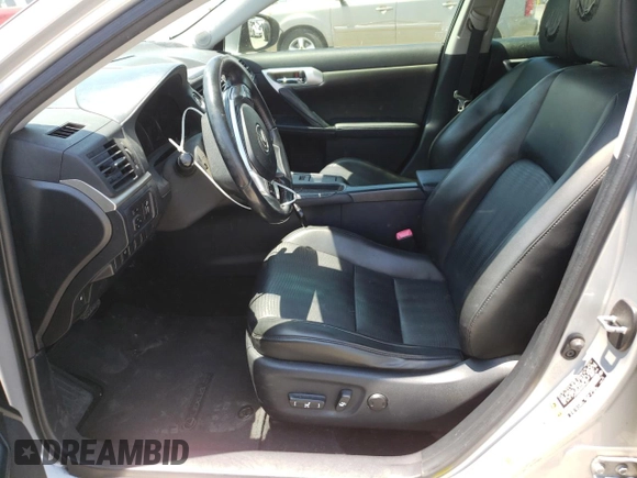 2012 Lexus CT 200h with VIN JTHKD5BH8C2095881, listed as a Copart auction lot 64307165 with 164,999 mi miles and Salvage title. Bid and sale history available at DreamBid. Image 7.
