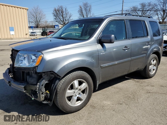 2011 Honda Pilot EX-L with VIN 5FNYF4H61BB085999, listed as a Copart auction lot 49703355 with 181,758 mi miles and Salvage Title. Bid and sale history available at DreamBid. Image 1.