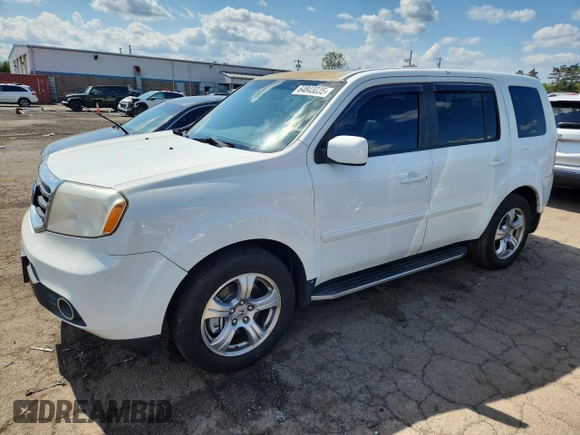 2013 Honda Pilot EX-L with VIN 5FNYF4H63DB020493, listed as a Copart auction lot 64843035 with 191,950 mi miles and Salvage title. Bid and sale history available at DreamBid. Image 1.