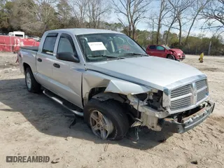 2005 Dodge Dakota SLT with VIN 1D7HW48N35S219514, listed as a IAAI auction lot 41744500 with 132,000 mi miles. Bid and sale history available at carsss.com. Image 6.