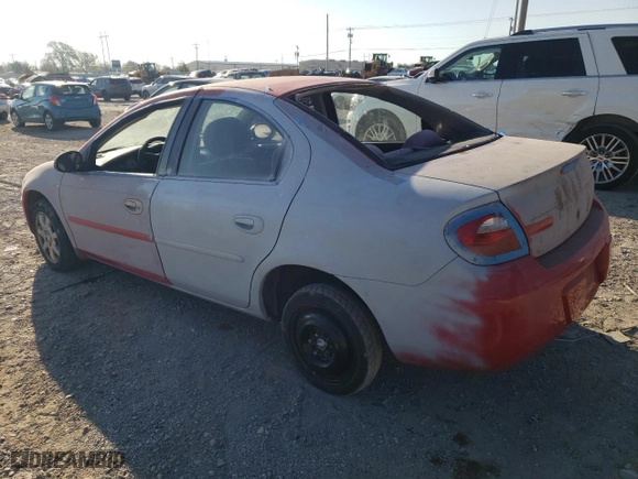 2005 Dodge Neon SXT with VIN 1B3ES56C25D246189, listed as a Copart auction lot 86912844 with NaN miles and Salvage Title. Bid and sale history available at carsss.com. Image 2.