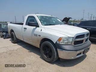 2018 Ram 1500 Tradesman with VIN 3C6JR6DT9JG234210, listed as a IAAI auction lot 42235588 with 102,689 mi miles and . Bid and sale history available at DreamBid. Image 1.