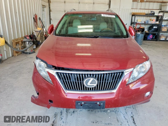 2011 Lexus RX 350 z VIN 2T2ZK1BA0BC058546, wystawiony jako Copart lot #61478505 z przebiegiem 95 730 mil mil oraz Czysty tytuł • Clean title. Historia ofert i sprzedaży dostępna na DreamBid. Obrazek 5.