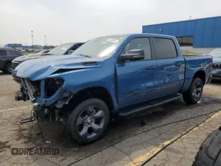 2024 Ram 1500 Big Horn with VIN 1C6RRFFG2RN210479, listed as a Copart auction lot 60485025 with 29,998 mi miles and Salvage title. Bid and sale history available at DreamBid. Image 1.