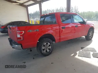 2018 Ford F-150 XL with VIN 1FTEW1EBXJKE16406, listed as a IAAI auction lot 42127221 with 97,408 mi miles. Bid and sale history available at carsss.com. Image 4.
