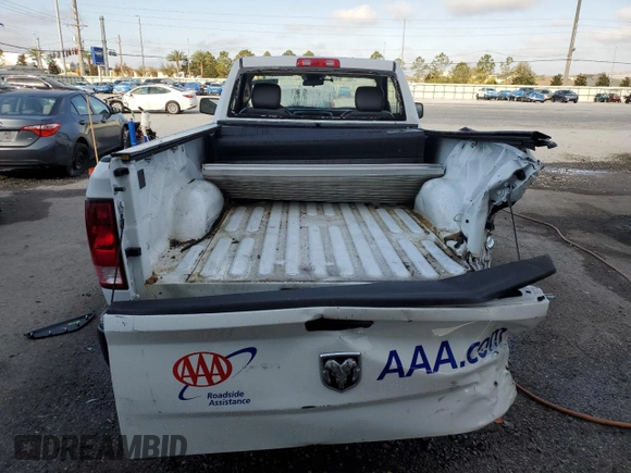 2023 Ram 1500 Tradesman with VIN 3C6JR6DG4PG594500, listed as a Copart auction lot 45055755 with 18,299 mi miles and Non repairable. Bid and sale history available at DreamBid. Image 6.