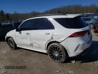 2020 Mercedes-Benz GLE 450 with VIN 4JGFB5KB1LA135630, listed as a Copart auction lot 47074585 with 89,036 mi miles and Salvage title. Bid and sale history available at DreamBid. Image 2.