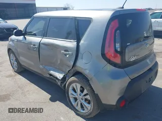 2015 Kia Soul + with VIN KNDJP3A53F7165066, listed as a IAAI auction lot 41790238 with 98,569 mi miles and . Bid and sale history available at DreamBid. Image 3.