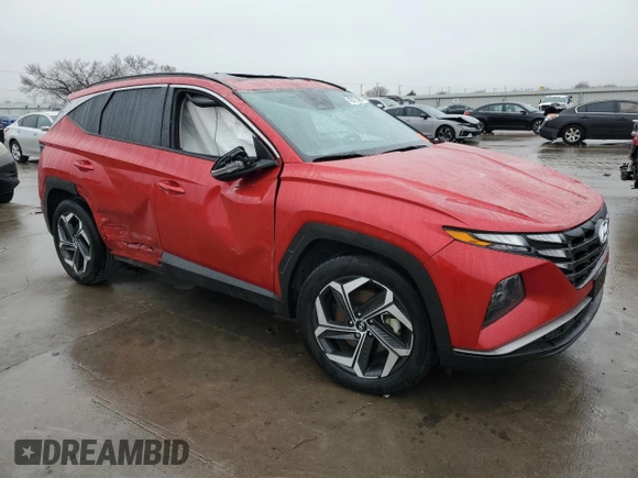 2023 Hyundai Tucson SEL with VIN 5NMJF3AE7PH229865, listed as a Copart auction lot 43739155 with 32,018 mi miles and Salvage Title. Bid and sale history available at carsss.com. Image 4.