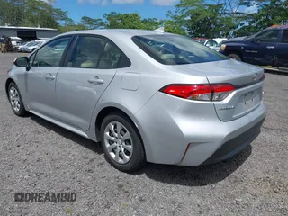 2023 Toyota Corolla LE with VIN JTDB4MEEXPJ002576, listed as a IAAI auction lot 41756334 with 22,919 mi miles and . Bid and sale history available at DreamBid. Image 3.
