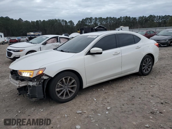 2018 Acura TLX w/Technology Pkg with VIN 19UUB1F58JA001141, listed as a Copart auction lot 42558325 with 130,099 mi miles and Salvage Title. Bid and sale history available at carsss.com. Image 1.