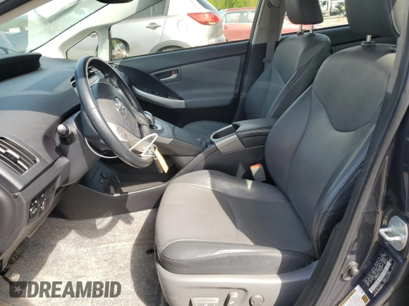 2014 Toyota Prius Four with VIN JTDKN3DU6E1743871, listed as a Copart auction lot 55454155 with 96,283 mi miles and Salvage Title. Bid and sale history available at DreamBid. Image 7.