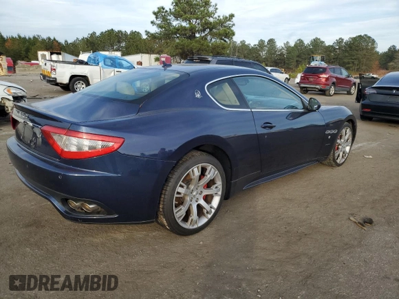 2012 Maserati GranTurismo S with VIN ZAM45KLA2C0062244, listed as a Copart auction lot 82872704 with Not provided miles and Clean title. Bid and sale history available at DreamBid. Image 3.