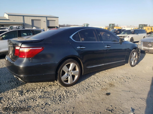 2010 Lexus LS 460 with VIN JTHBL5EF5A5093059, listed as a Copart auction lot 45537535 with 180,031 mi miles and Salvage Title. Bid and sale history available at carsss.com. Image 3.