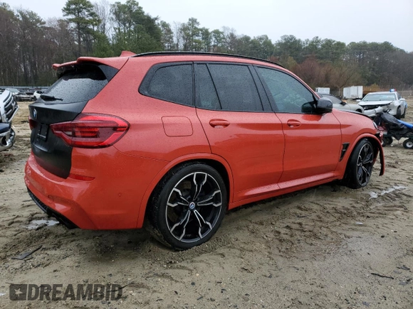 2021 BMW X3 M z VIN 5YMTS0C05M9H64439, wystawiony jako Copart lot #50178655 z przebiegiem Nie podano mil oraz Szkoda całkowita • Salvage title. Historia ofert i sprzedaży dostępna na DreamBid. Obrazek 3.